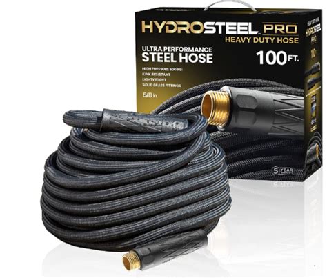 Hydrosteel hose reviews - worst hose ever, (tish50475 TX) 09/11/2023. Difficult to untangleToo heavy when they said it wasn'tCouldn't attach to spigot easilyDifficult to repackageWent back! 0 out of 0 found this review helpful. 1 2. next. Read customer reviews and ratings for Bell + Howell 125' HydroSteel Heavy Duty Steel Hose.